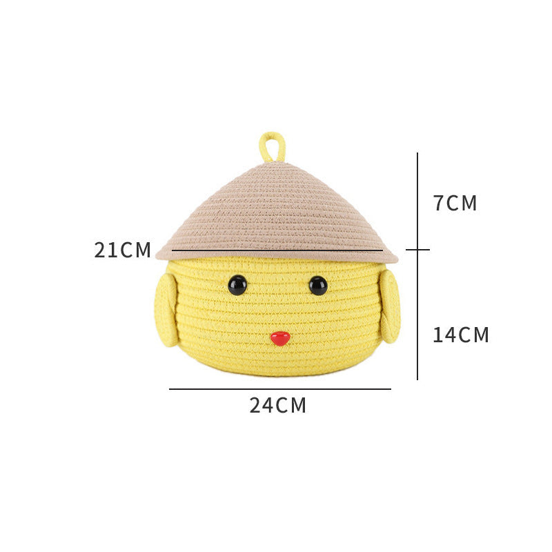 Playful Handmade Storage Basket | Thrascher
