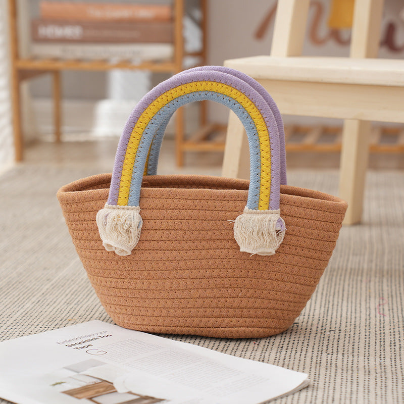 Playful Handwoven Shopping Bag | Thrascher
