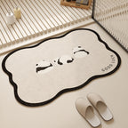 Playful Pet-Themed Absorbent Mat | Thrascher