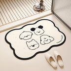 Playful Pet-Themed Absorbent Mat | Thrascher
