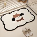 Playful Pet-Themed Absorbent Mat | Thrascher