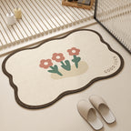 Playful Pet-Themed Absorbent Mat | Thrascher