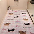 Playful Puppy-Themed Non-Slip Bathroom Mat | Thrascher
