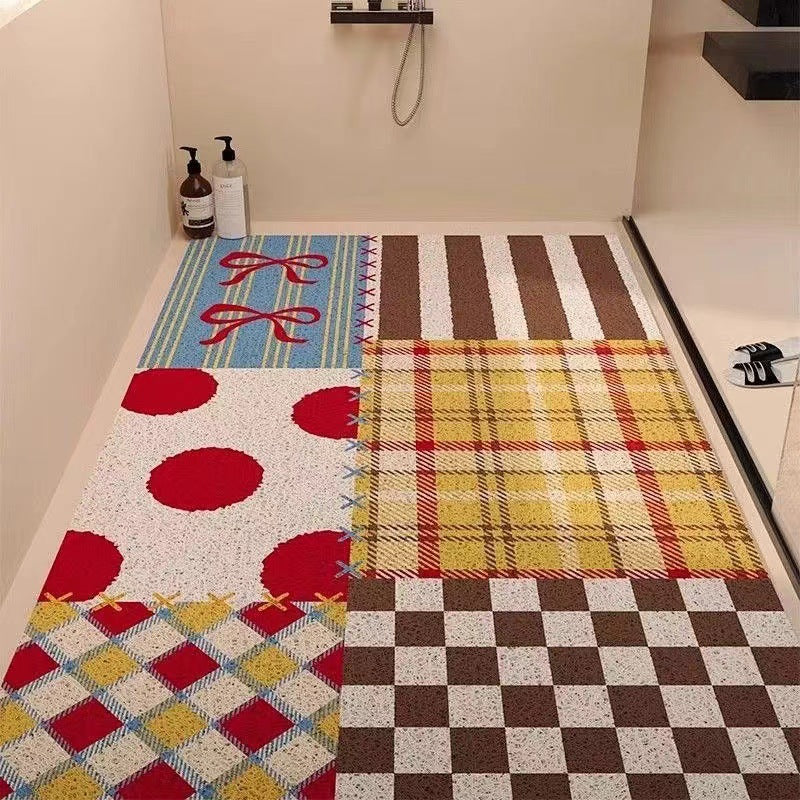 Playful Puppy-Themed Non-Slip Bathroom Mat | Thrascher