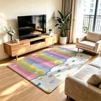 Playful Rainbow Area Rug | Thrascher