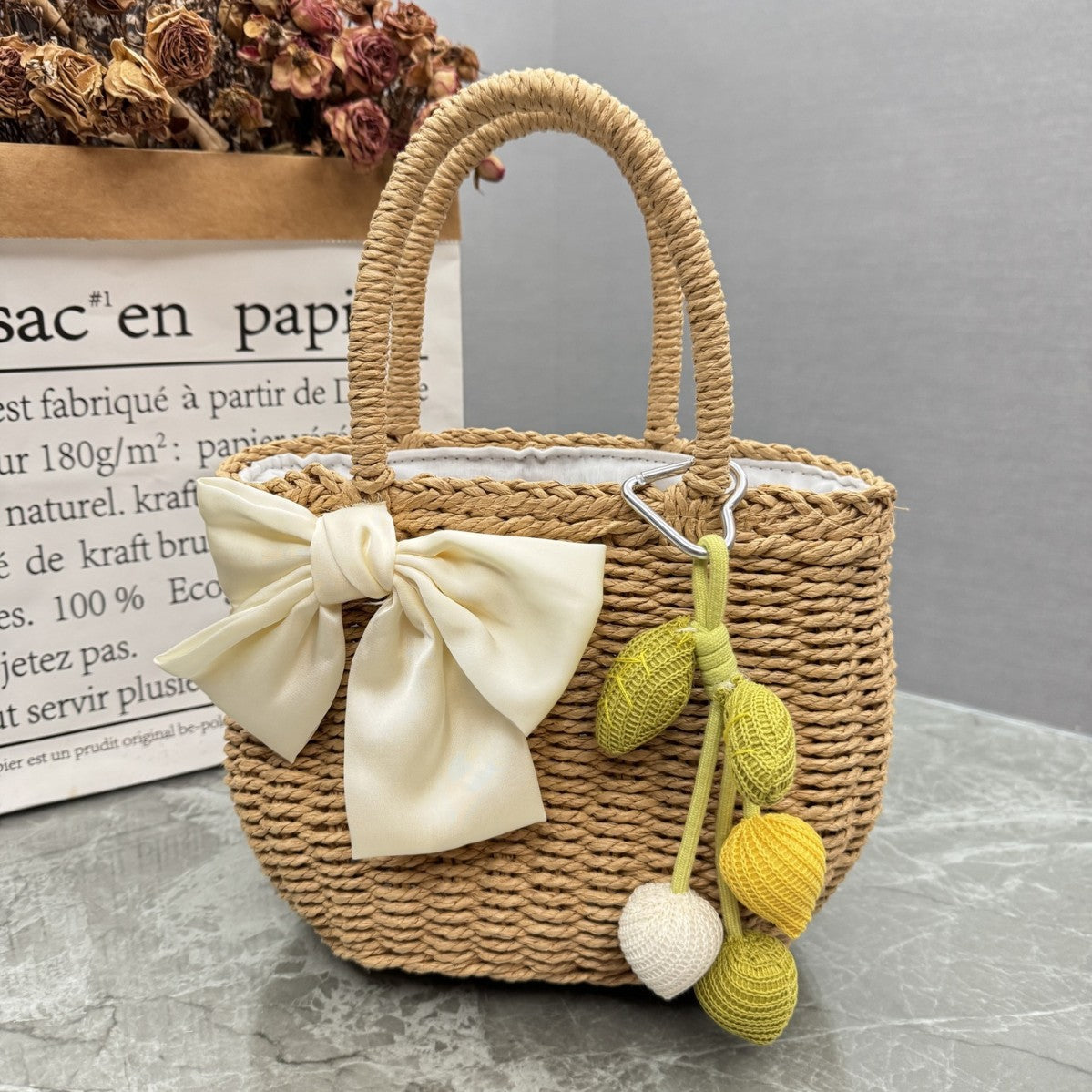 Playful Rattan Handbag | Thrascher