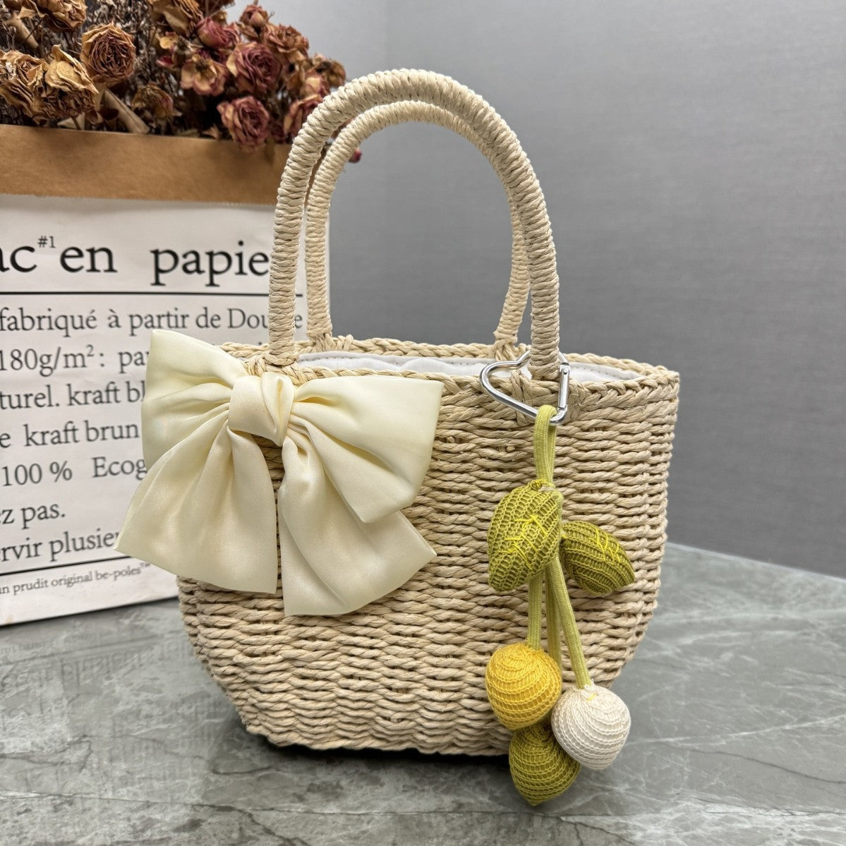 Playful Rattan Handbag | Thrascher