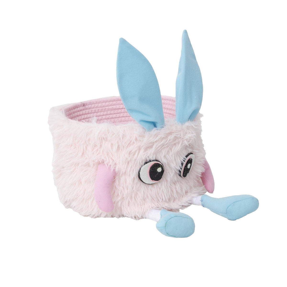Playful Storage Basket with Animal Motif Soft Textile | Thrascher