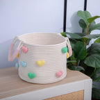 Playful Storage Basket with Heart Pattern | Thrascher