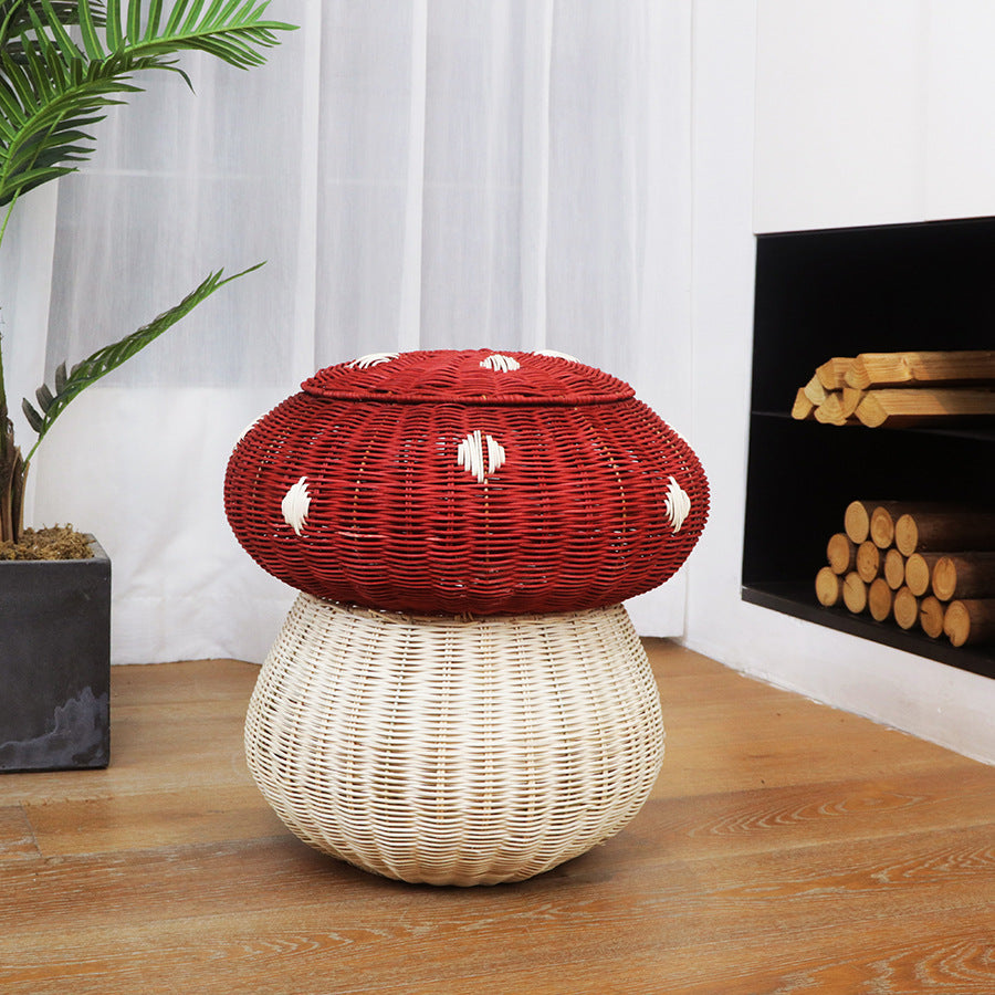 Playful Storage Stool in Mushroom Design | Thrascher