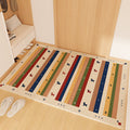 Playful Striped Dog Print Welcome Mat | Thrascher