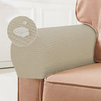 Stretch Spandex Armrest Covers for Chairs and Armchairs, Set of 2