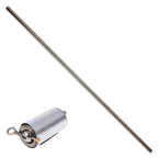 Telescopic Stainless Steel Martial Arts Staff, 120 cm