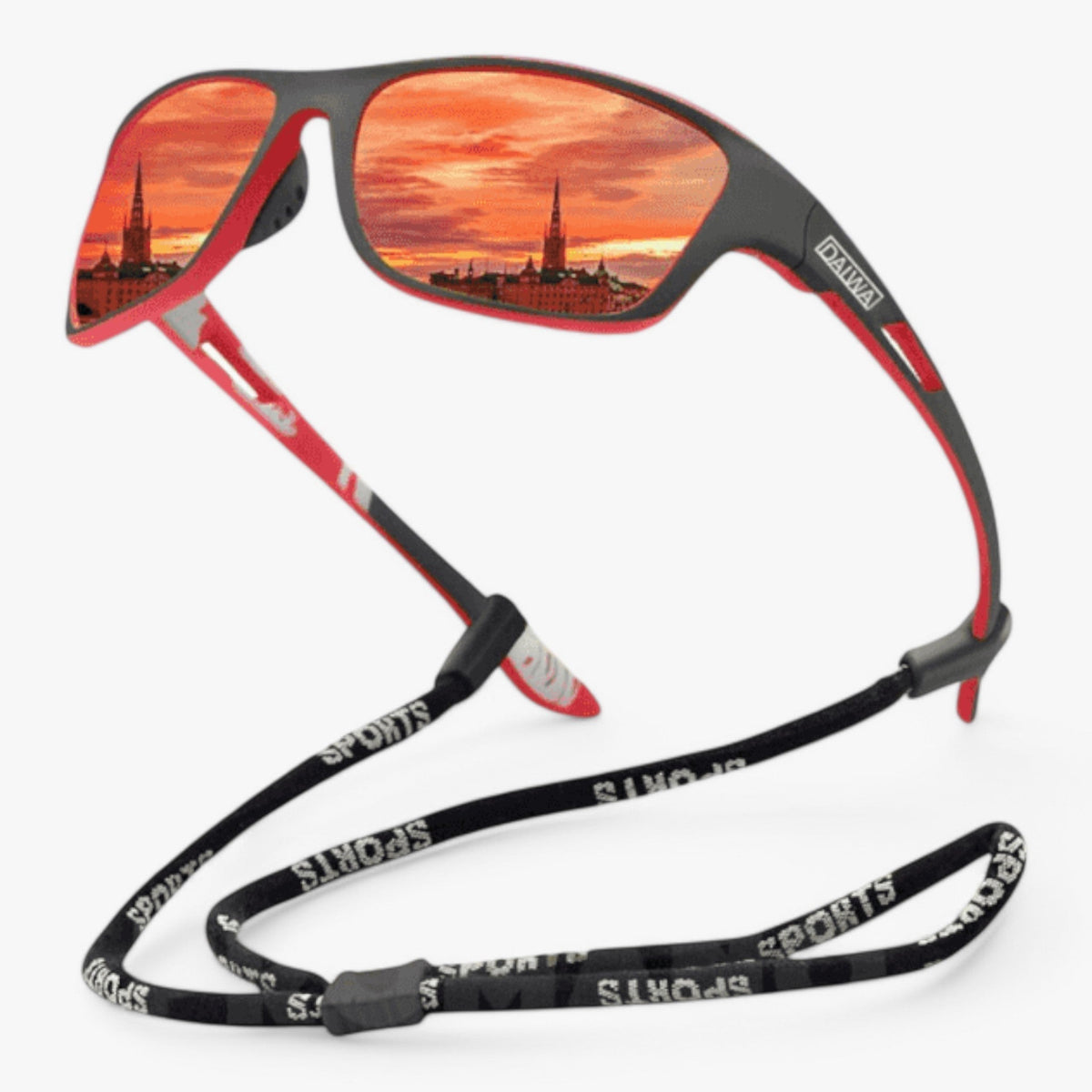 Polarized Sports Sunglasses with Scratch-Resistant Lenses