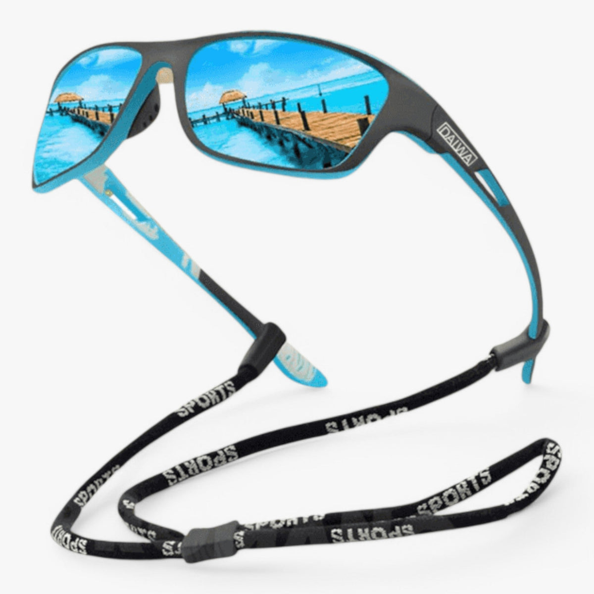 Polarized Sports Sunglasses with Scratch-Resistant Lenses