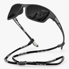 Polarized Sports Sunglasses with Scratch-Resistant Lenses
