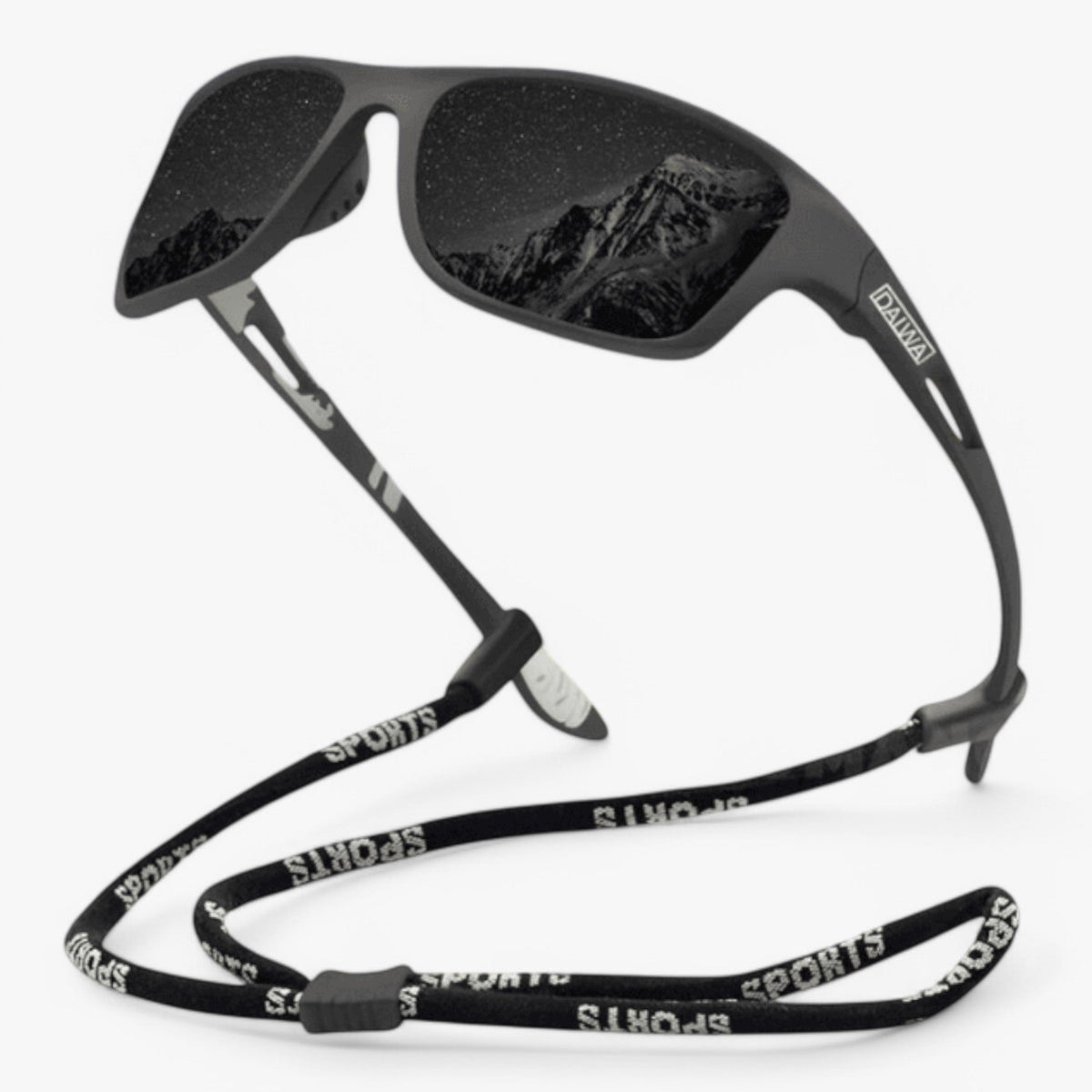 Polarized Sports Sunglasses with Scratch-Resistant Lenses