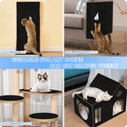 Polyester Cat Scratch Pad for Furniture, Customizable Sizes S–L, view 4