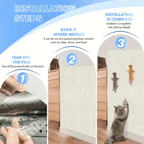 Polyester Cat Scratch Pad for Furniture, Customizable Sizes S–L, view 5