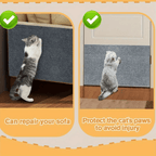 Polyester Cat Scratch Pad for Furniture, Customizable Sizes S–L, view 6
