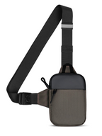 Polyester Sling Bag, Medium/Large, Adjustable Strap, Two Zippered Pockets, view 12