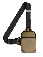 Polyester Sling Bag, Medium/Large, Adjustable Strap, Two Zippered Pockets, view 13