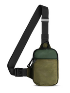 Polyester Sling Bag, Medium/Large, Adjustable Strap, Two Zippered Pockets, view 14