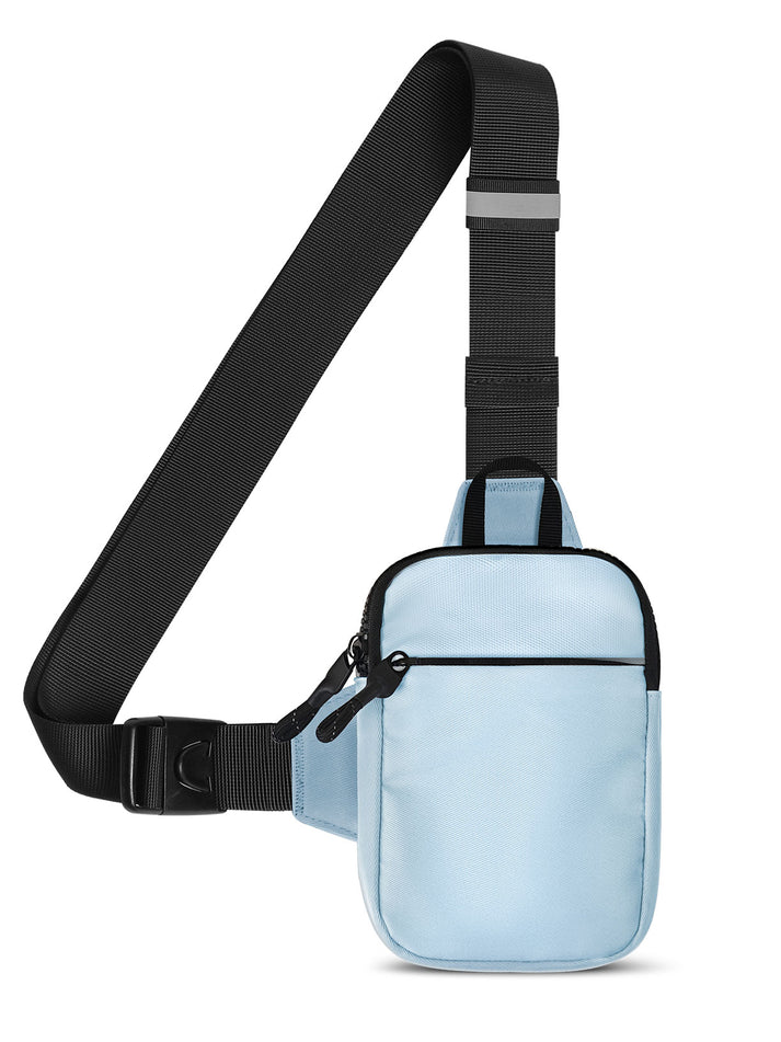Polyester Sling Bag, Medium/Large, Adjustable Strap, Two Zippered Pockets, view 15