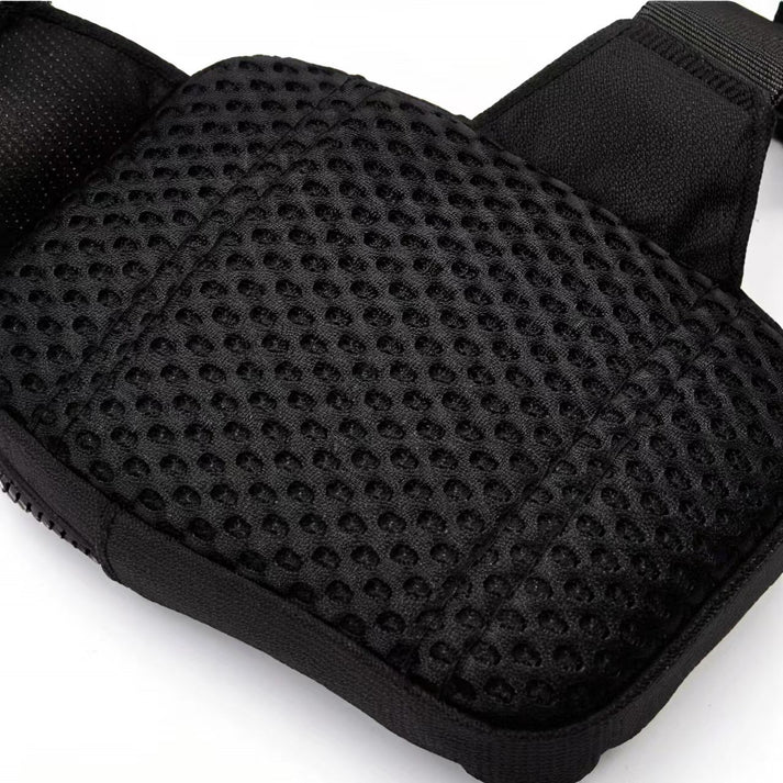 Polyester Sling Bag, Medium/Large, Adjustable Strap, Two Zippered Pockets, view 9