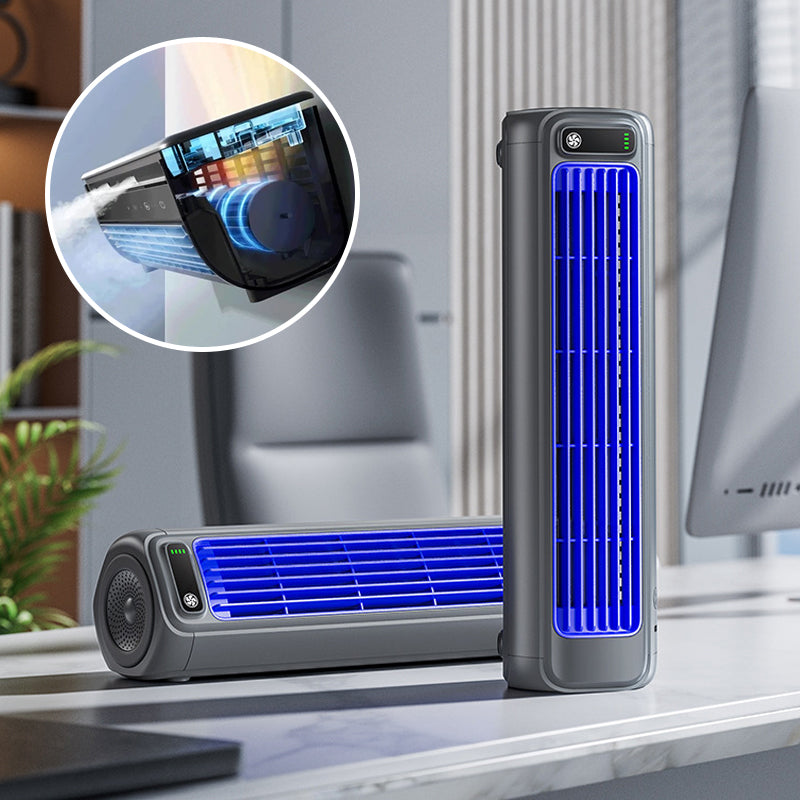 Portable Rechargeable Air Conditioner, 312 mm, 2000–4000 mAh, view 4