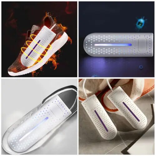 Portable Shoe Dryer and UV Lamp with Plug or USB Power