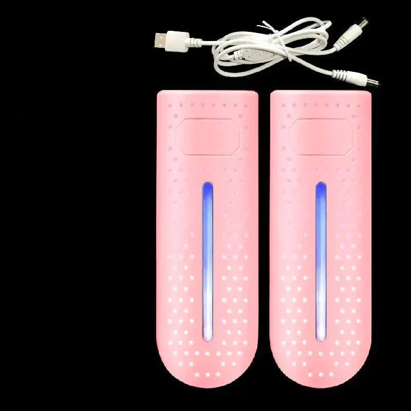 Portable Shoe Dryer and UV Lamp with Plug or USB Power