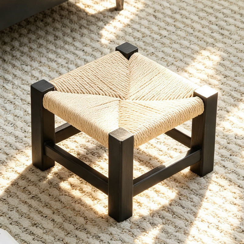 Pouf Soft Textile Wood | Thrascher