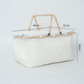 Practical Basket with Zipper and Sturdy Design | Thrascher