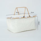 Practical Basket with Zipper and Sturdy Design | Thrascher