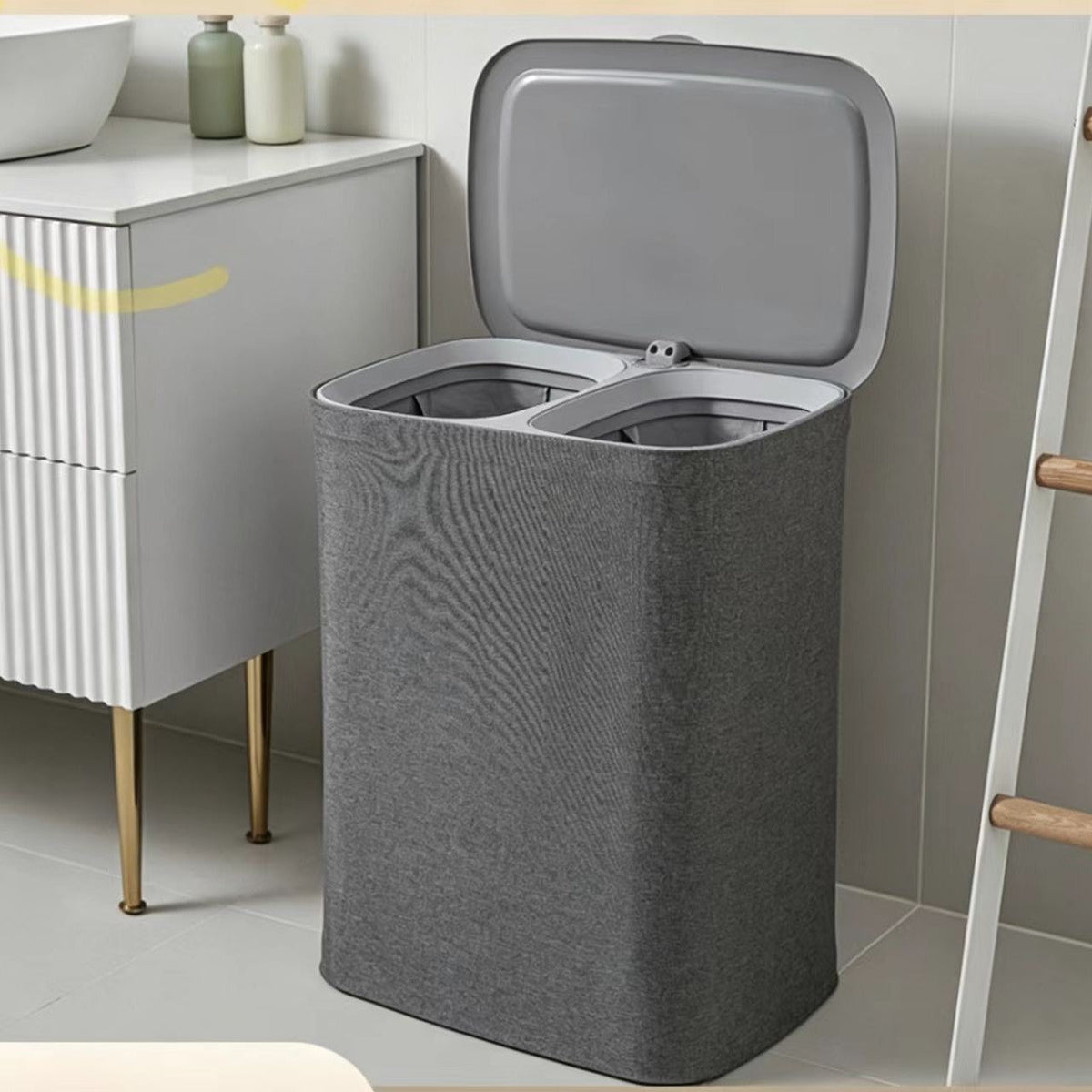 Practical Laundry Container with Stylish Lid | Thrascher