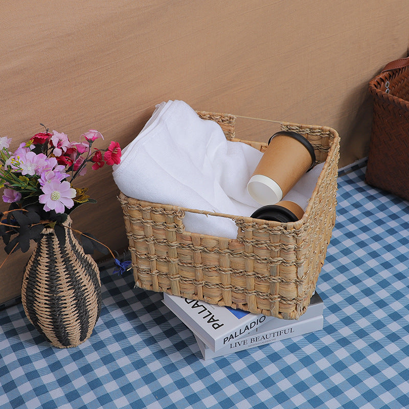 Practical Storage Basket made of Natural Materials Handwoven | Thrascher