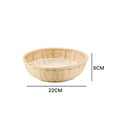 Practical Storage Basket made of Rattan Woven Natural Fiber Soft Textile | Thrascher