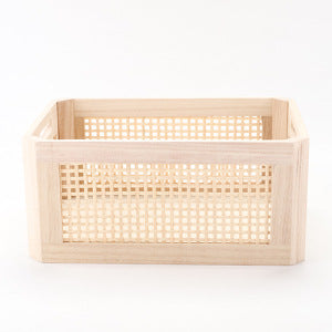 Practical Storage Basket made of Wood | Thrascher