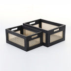 Practical Storage Basket made of Wood | Thrascher