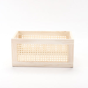 Practical Storage Basket made of Wood | Thrascher