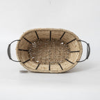 Practical Storage Basket with Stainless Steel Handles | Thrascher