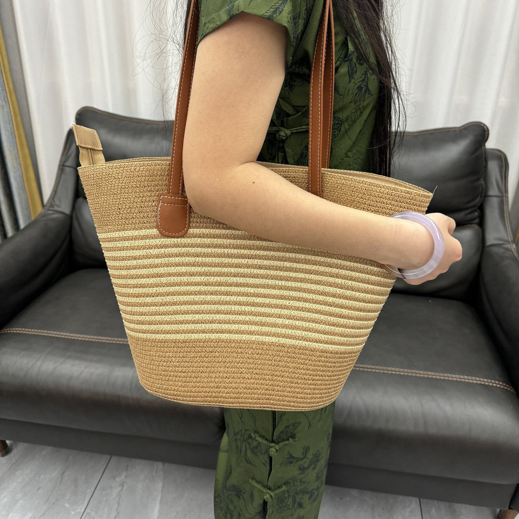 Practical Woven Shopping Bag | Thrascher