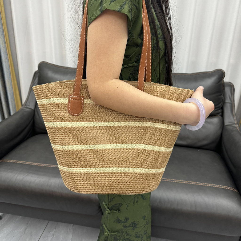 Practical Woven Shopping Bag | Thrascher