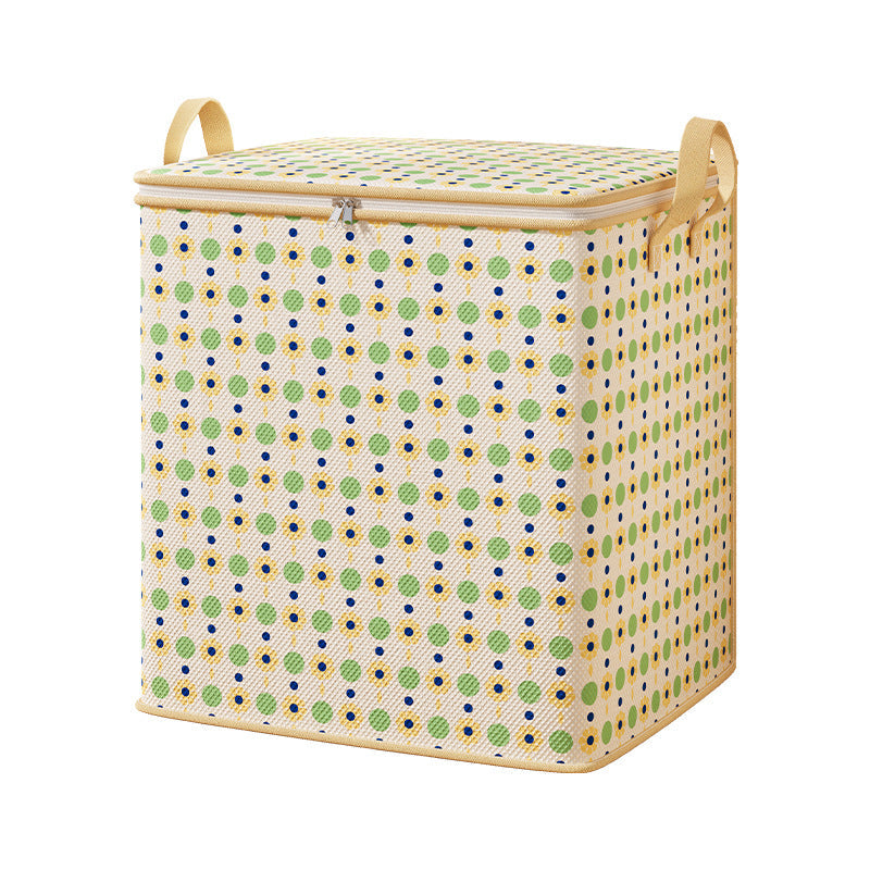 Premium Herringbone Pattern Storage Basket | Thrascher
