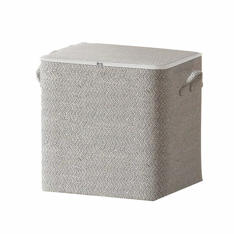 Premium Herringbone Pattern Storage Basket | Thrascher