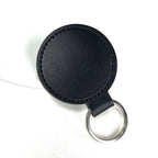 Premium Leather Round Keychain | Thrascher
