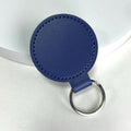 Premium Leather Round Keychain | Thrascher