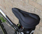 Breathable Silicone Bicycle Seat Cushion, 11 x 7.5 x 1 in