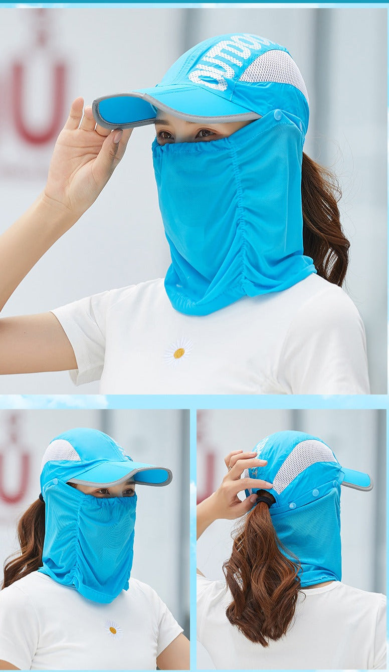 Outdoor Cotton-Polyester Baseball Cap with Adjustable Strap